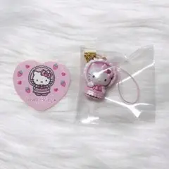 サンリオ ハローキティ トレーディングマスコットストラップ2 ロリータ ピンク