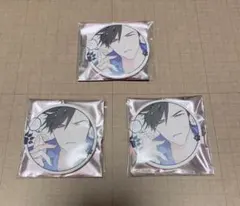 オトメイト　冬の市　オトマ　honey vibes フィン　マット缶バッジ