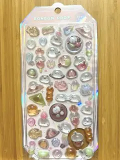 【正規品】　もちもちボンボン　ボンボンドロップシール　クーリア　シマエナガ