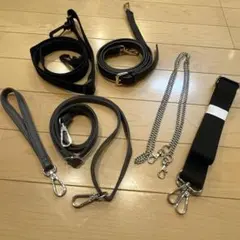 ショルダーバッグ　ストラップ チェーン　セット