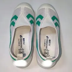 moonstar　上靴　上履き　グリーン　緑　23.5cm