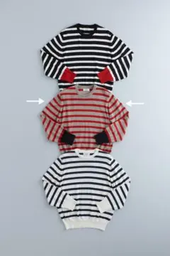 今期アトリエナルセ　ウールニットカットソー wool knit cut&sewn +rib - atelier naruse｜Online store｜the an