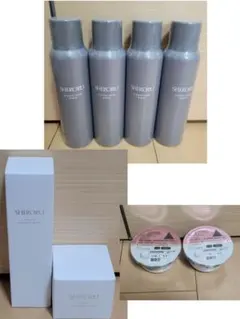 SHIRORU クリスタルホイップブラック×4、化粧水、クリームセット おまけ有のサムネイル