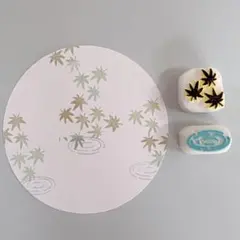 消しゴムはんこ　もみじはんこセット