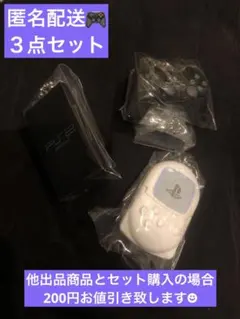 匿名配送　PlayStation ミニチュアチャーム付きビスケット　3点セット