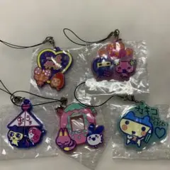 たまごっち F賞きらきらラバーチャーム 5種セットのサムネイル