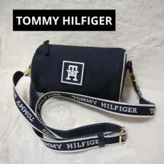 【美品】トミーヒルフィガー・ショルダーバック・クロスボディバック・ナイロン・紺色