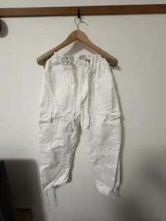 カーゴパンツ　ホワイト　白　レディース