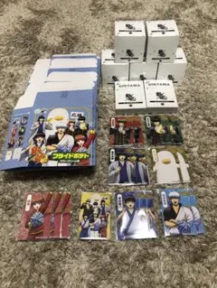 銀魂　ローソンストア100 まとめ売り 缶バッジ　カード　 グッズセット