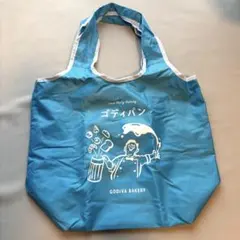 ゴディパン　折りたたみ保冷エコバッグ　ブルーのサムネイル