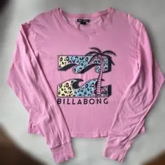 Billabong 長袖 Tシャツ ピンク 8サイズS〜M