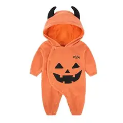 パンプキン ハロウィン ハロウィーン ロンパース　パンプキン