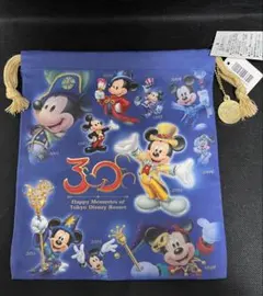東京ディズニーリゾート30周年 ミッキー＆ミニー 巾着