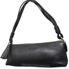 極美品✨ケイトスペード　ハンドバッグ　ショルダー　肩掛け可　ブラック　レザー