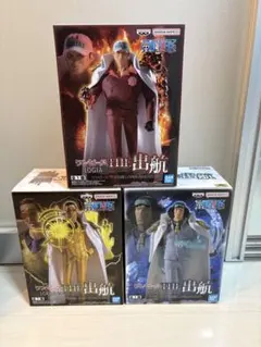 ワンピース THE出航 LOGIA 赤犬　青雉　黄猿