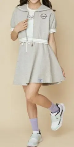 新品　JENNI　love　ラインリブ セットアップのサムネイル