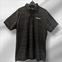 美品　Srixon　メンズ　ゴルフウェア　 ブラック　半袖 ポロシャツ 　3L