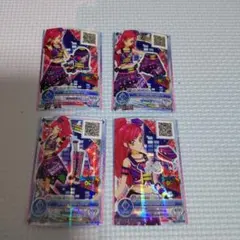 音城セイラ　swing ROCKアイカツ カード4枚セット