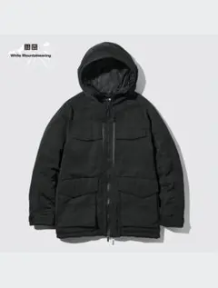 ホワイトマウンテニアリング　UNIQLO ハイブリッドダウンオーバーサイズパーカ