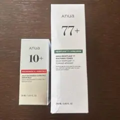 未使用品　ANUA 10+ & 77+ セット