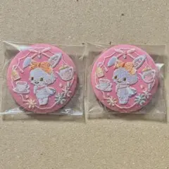 【ウィッシュミーメル】サンリオ 刺繍缶バッジ ビスケット 3