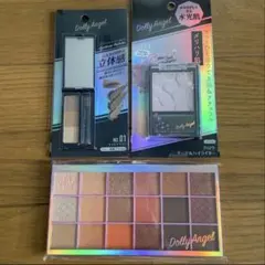 Dolly Angel アイシャドウパレット ハイライト　アイブロー　３点セット