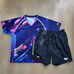 Nittaku 卓球ウェア ユニフォーム上下セット 男女兼用