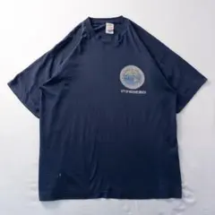 ビンテージ古着90sフェード ヤレ 市章 スーベニア ローカル プリントTシャツのサムネイル