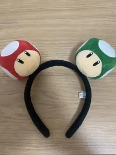 USJ限定 赤と緑のキノコカチューシャ　ピノキオ