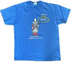 プリントTシャツ 古着屋 Hanes ブルー