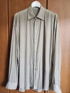 【美品】山内 ウール100% 長袖シャツ ベージュ サイズ4 美品】山内 ウール100% 長袖シャツ ベージュ サイズ4 - メルカリ