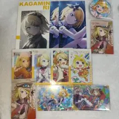 鏡音リン　グリッター缶バッジエピカ箔押しウエハース