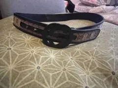 GUCCI グッチ　ベルト GG柄 ブラックバック y2kのサムネイル