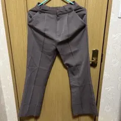 GRL グレー フレアパンツ ウエストゴム