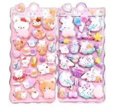 ぷっくりシール ステッカーうさぎくま 手帳デコぷくぷくシールおしりぷにぷにシール
