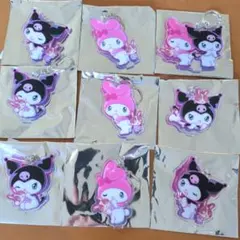 宇佐美 サンリオコラボ クロミ マイメロ アクリルキーホルダー まとめ売り