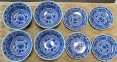 美濃焼　茶碗　小皿　4組セット　玉風