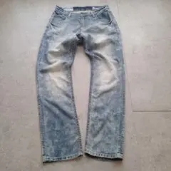 RATTLE TRAP パルファ スラブ ストレッチデニム クラッシュ加工 Mのサムネイル
