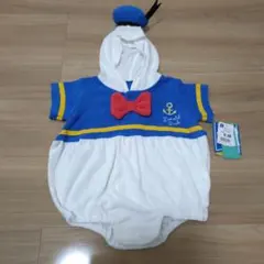 ドナルドダック　着ぐるみ　なりきり　ロンパース　70〜80cm