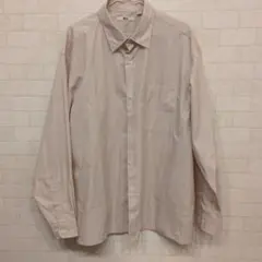 ユニクロC ブロードオーバーサイズシャツ ストライプ