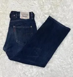 復刻 濃紺 片ポケ Levi's リーバイス 201 良シルエットW28 シンチ