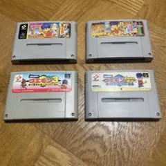 SFC KONAMI がんばれゴエモン　4本セット