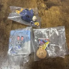 ズートピア　ブリスターチャーム　パックンチョ　ジュディ　ニック　ガチャガチャ3点