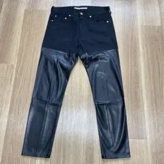 本革】 NONNATIVE ノンネイティブ カウレザー パンツ ブラック - メルカリ