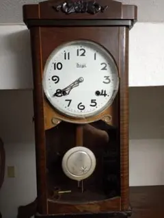 Meiji柱時計 チンチャン時計 8日巻き 稼働品 訳あり Meiji ching chang gong柱時計 8日巻 稼働品 - メルカリ