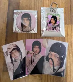 INI ポップアップ 池﨑 アクキー 缶バッジ トレカ3枚セット