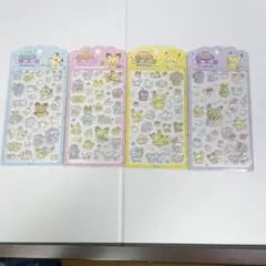 韓国限定 ポケモンシール4枚セット 新作 ポケピース