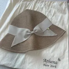 Athena New York☆アシーナニューヨークガール☆リボン麦わら帽子のサムネイル