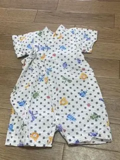 ミキハウス 甚平 ロンパース　60〜70センチ