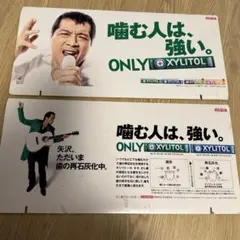 矢沢永吉ロッテ XYLITOLオリジナルポスター　2種セット　キシリトール　希少のサムネイル